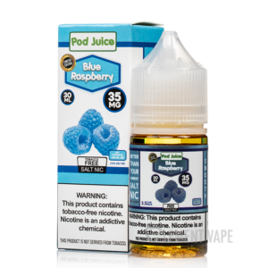 Pod Juice Salts - Blue Raspberry - 30ml - Salt Nicotine