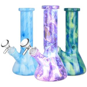 8" Beaker pipe - Marbled