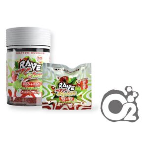 Rave Kratom/Kava/Caffeine Gummies