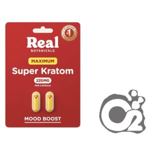 Real Botanicals – Maximum Super Kratom Capsules (225mg)