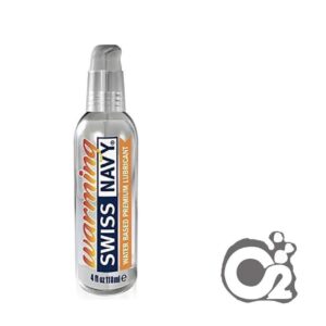 Swiss Navy Premium Water-Based Warming Lubricant – 4 fl oz (118 mL)