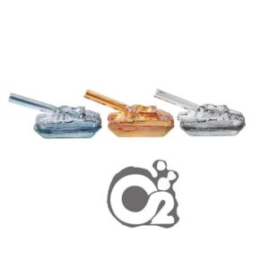 Tank-Shaped Glass Hand Pipe