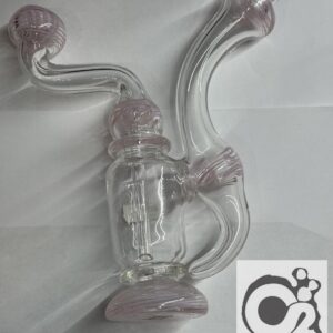 Reversal Wig Wag Recycler Waterpipe – Pink Accents
