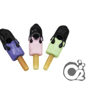 Cream Hand Pipe with Stick Accent