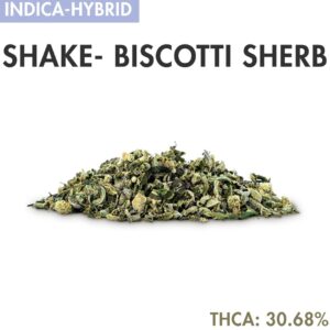 THCA Flower : Shake - Biscotti Sherb