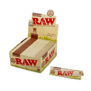 Raw King Slim Rolling Papers (50 Leaves)