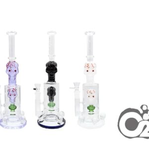 14” Skull Water Pipe – Urban Glass