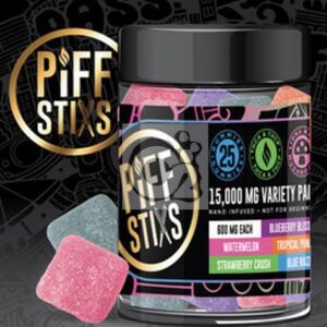 Piff Stixs – THCA Gummies Variety Pack (15,000mg)