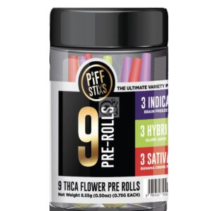 Piff Stixs Pre-Roll Variety Pack (9-Pack)