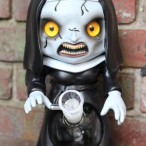 Demon Nun Water Pipe – Black & Gray Ceramic Edition
