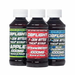 D8Flight – “F*ckin Hitter” THCA Syrup (1000mg Bottle)