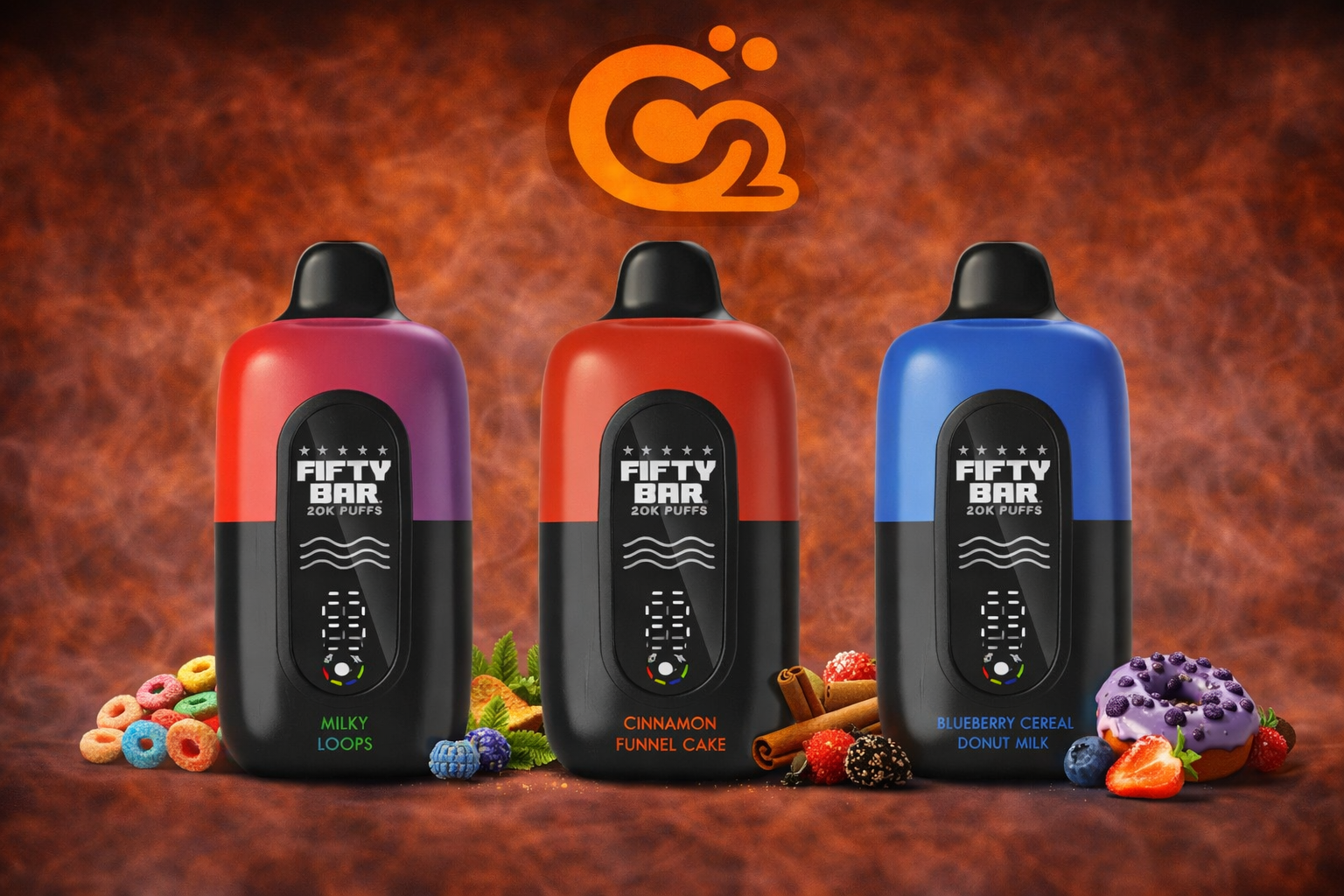 elf bar vape uk Fifty Bar Black Series Vape main image 0