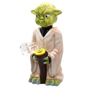 Space Wars Creature – Ceramic Water Bubbler with Banger – 8 Inch