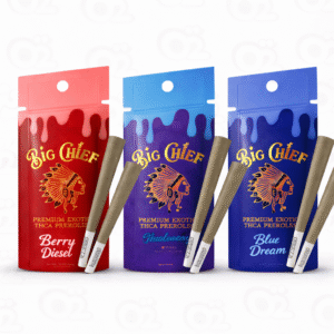 Big Chief – THCA Pre-Rolls – 2 Count