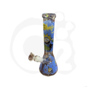 8" R&M Beaker Glass Bong – Honey
