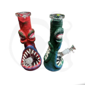 10" Multicolor Monster Beaker Glass Bong