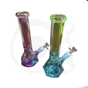 10" Beaker Glass Bong – Durable Gradient Design