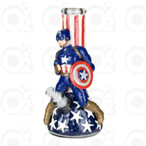 American Hero Figure Glass Bong