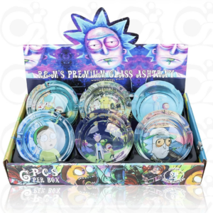 R&M – Premium Glass Ashtray (Interdimensional Space)