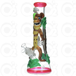 Jungle Monkey Beaker Glass Bong