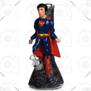 Superhero Figure Glass Bong