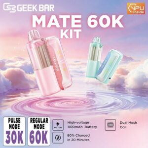 Geek Bar Mate 60K – Disposable Vape Kit
