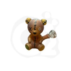 Voodoo Teddy Bear Glass Pipe