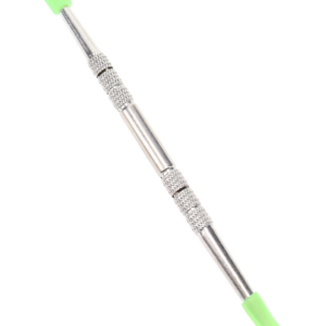 4.5" Silicone-Tip Metal Dab Tool – Orange & Green